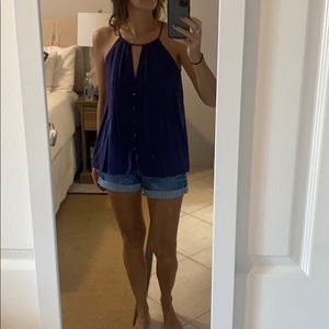 Chelsea Flowers sleeveless silk blouse
